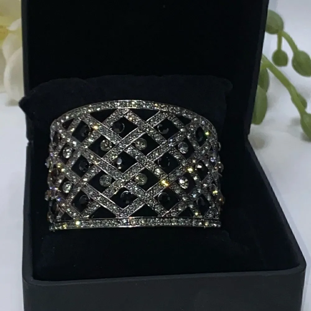 Beautiful Sparkly Rhinestone Cuff Bracelet